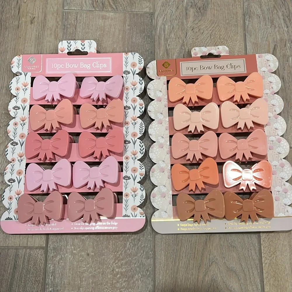 🎀 Cute. 20pc Bow🎀 Bag Clip.